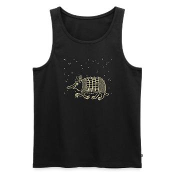 Tatou - Débardeur bio Premium Homme - noir - Devant - Michal (187cm)
