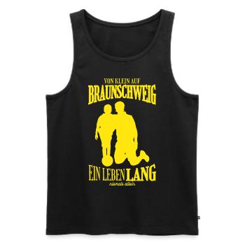 Brunswick Football Tradition Gift - Men's Premium Organic Tank Top - black - Front - AI Model Male 178 light (178cm)