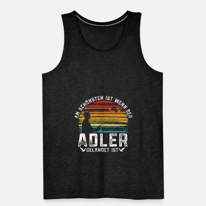 Modellfugzeug Testpilot Modellflug Pilot Geschenk Männer Premium Bio Tank Top