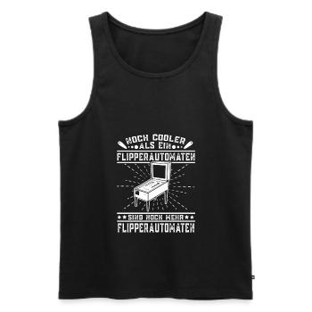 Flipperautomat Acarde Flippersammler Geschenk - Männer Premium Bio Tank Top - Schwarz - Vorne - Michal (187cm)