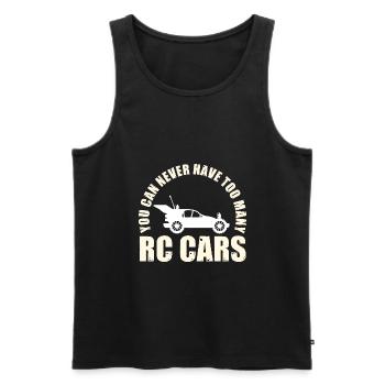 Vous ne pouvez jamais avoir trop de voitures RC RC Racing Racer - Débardeur bio Premium Homme - noir - Devant - AI Model Male 178 light (178cm)