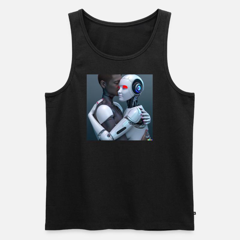 Artificial intelligence - Men's Premium Organic Tank Top - black