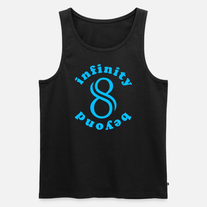 Infinity & Beyond - Männer Premium Bio Tank Top - Schwarz