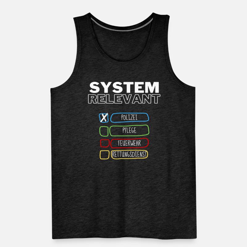 Systemrelevant | Polizei Männer Premium Bio Tank Top