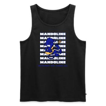 Mandoline Mandoline Instrument des Jahres - Männer Premium Bio Tank Top - Schwarz - Vorne - Michal (187cm)