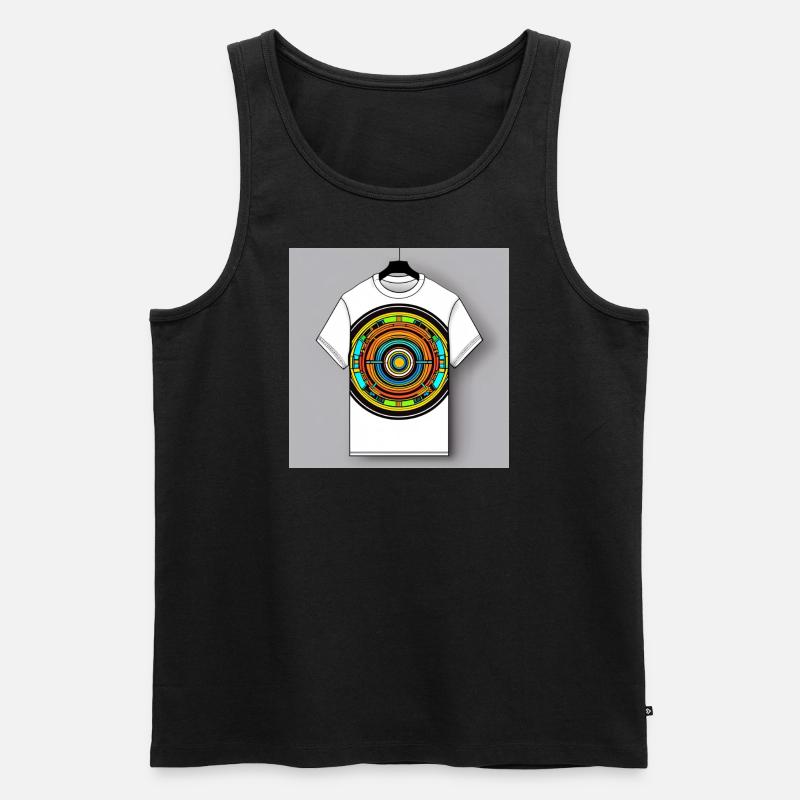 TShirt - Männer Premium Bio Tank Top - Schwarz