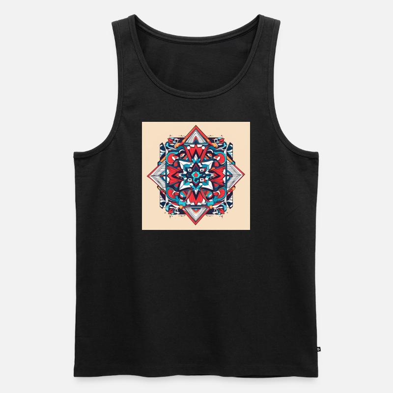 kunst - Männer Premium Bio Tank Top - Schwarz