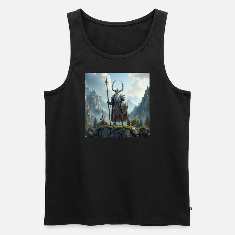 Eremiticus - Männer Premium Bio Tank Top - Schwarz