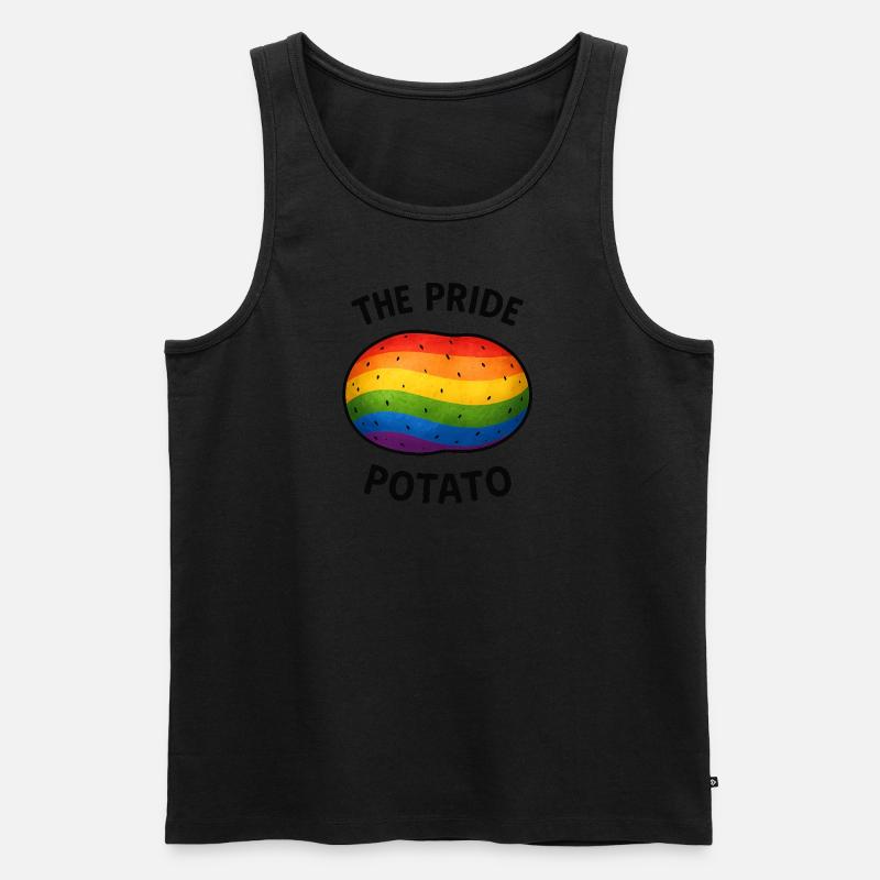 Pride - Männer Premium Bio Tank Top - Schwarz