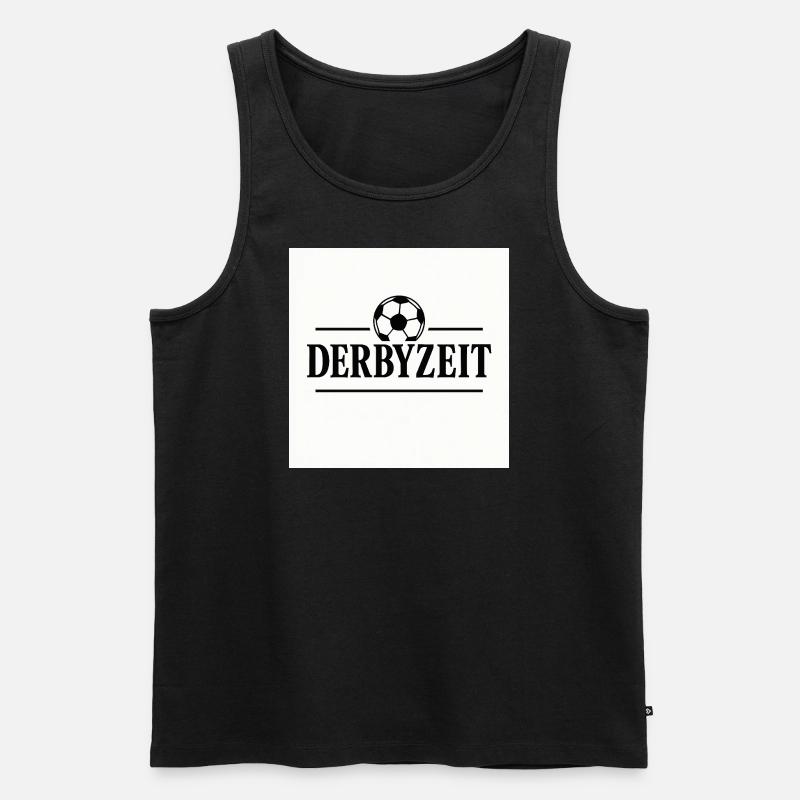 Derby! - Männer Premium Bio Tank Top - Schwarz