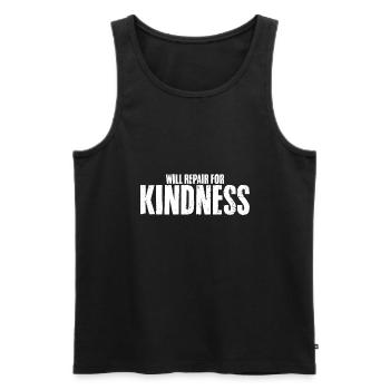 Cool Will Repair For Kindness A Repairman Repair - Männer Premium Bio Tank Top - Schwarz - Vorne - AI Model Male 178 light (178cm)