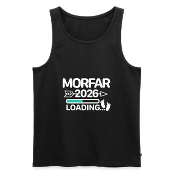 Morefar 2026 Suédois - Débardeur bio Premium Homme - noir - Devant - Michal (187cm)