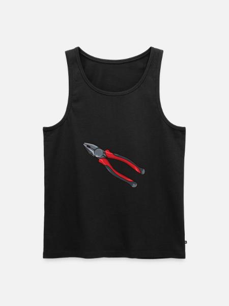 Zange - Männer Premium Bio Tank Top - Schwarz