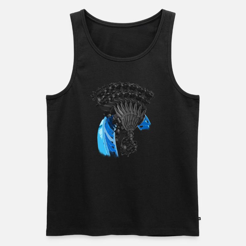 Wing Coaster - Pur - Männer Premium Bio Tank Top - Schwarz
