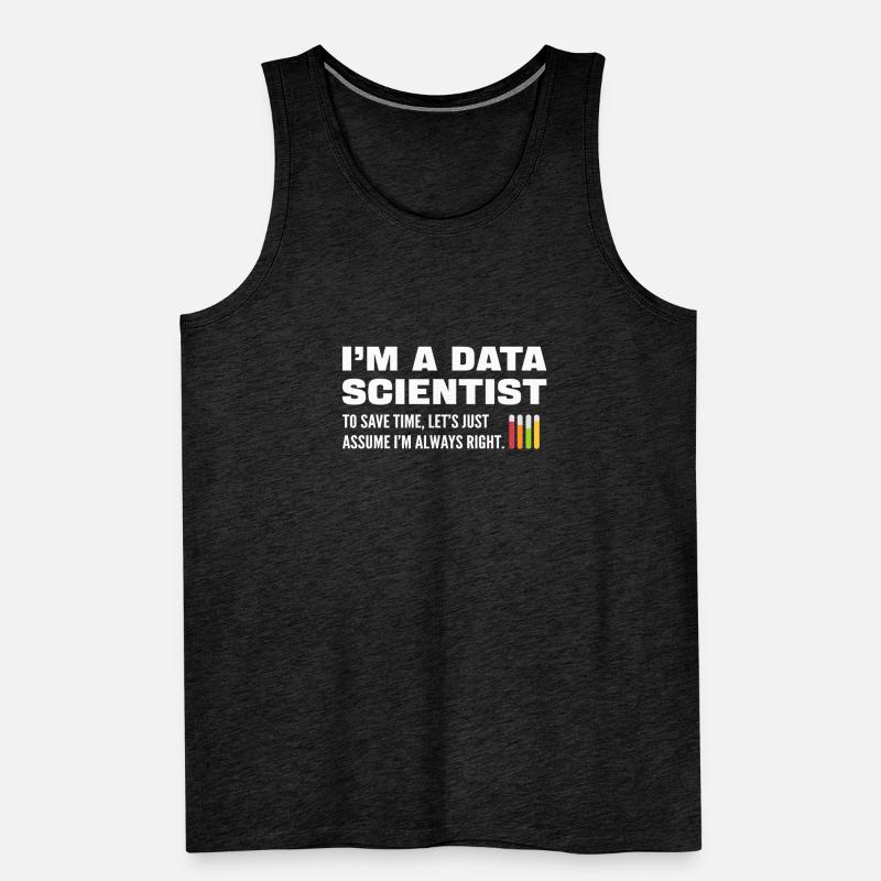 Data science. Big data analytics. For Men's Premium Organic Tank Top