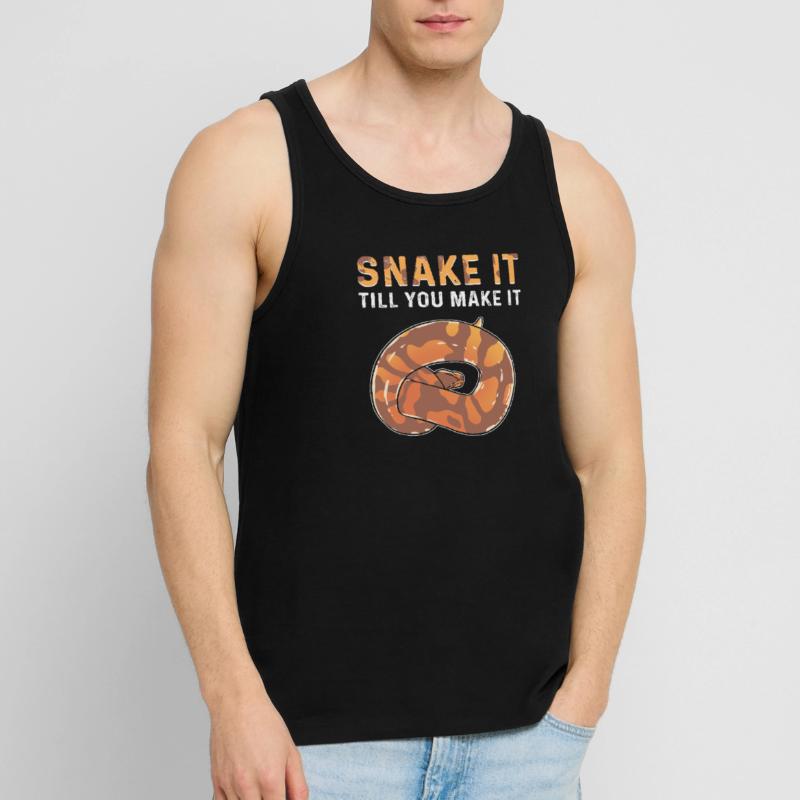 Queue until you make it. Royal Python Men's Premium Organic Tank Top