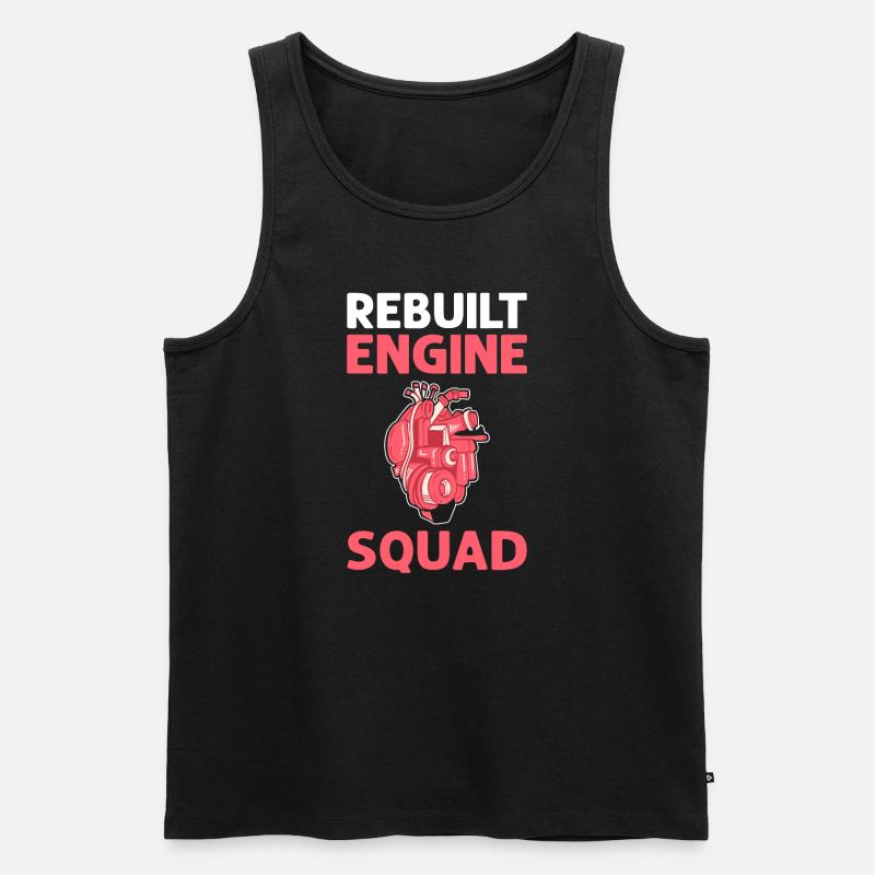 Converted machine command. - Men's Premium Organic Tank Top - black