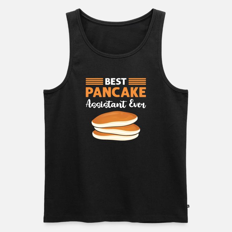 Bester Pfannkuchen-Assistent Aller Zeiten. - Männer Premium Bio Tank Top - Schwarz