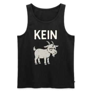 Lustiger Spruch Witzig Kein Bock Geschenkidee - Männer Premium Bio Tank Top - Schwarz - Vorne - AI Model Male 178 light (178cm)