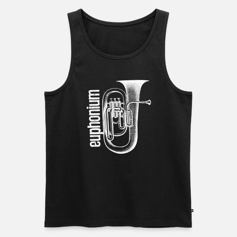 Euphonium Shirts - Männer Premium Bio Tank Top - Schwarz