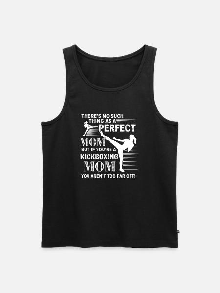 Kickboxing Kickboxing Mom - Men's Premium Organic Tank Top - black