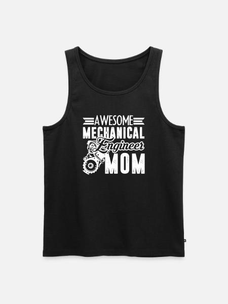 Mechanical Engineer Mechanical Engineer Mom - Men's Premium Organic Tank Top - black
