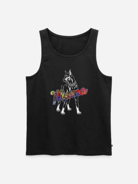 Doberman Pinscher Doberman Pinscher Mama - Men's Premium Organic Tank Top - black