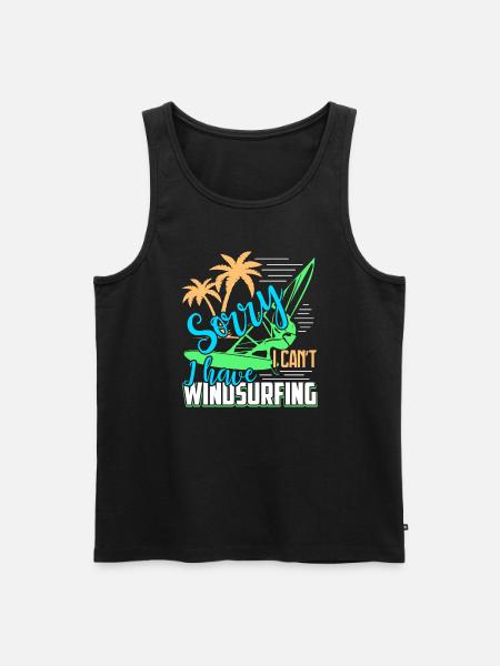 Windsurfing I Have Windsurfing - Men's Premium Organic Tank Top - black