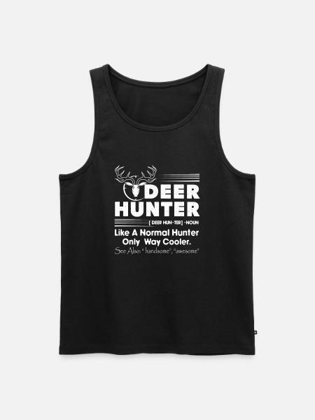 Deer Hunting Definition - Men's Premium Organic Tank Top - black