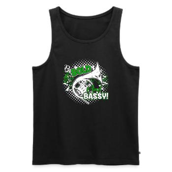 French Horn Bold And Brassy French Horn - Men's Premium Organic Tank Top - black - Front - Michal (187cm)
