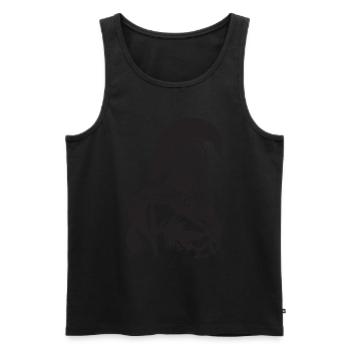 Spartan Gym Gladiateur Muscles Musculation - Débardeur bio Premium Homme - noir - Devant - Michal (187cm)
