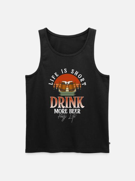 Celebration Birthday Drink Celebrate - Men's Premium Organic Tank Top - black