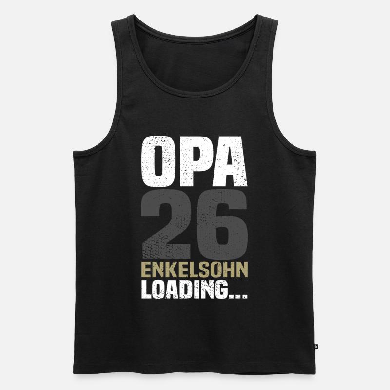Opa 2026 - Männer Premium Bio Tank Top - Schwarz