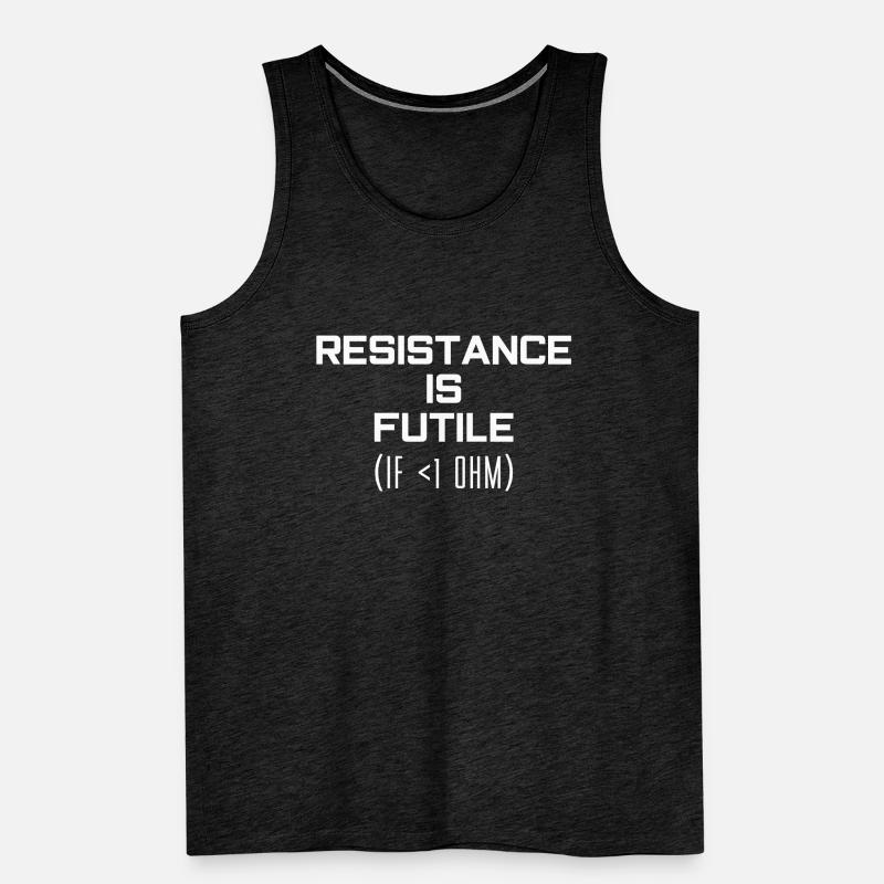 Electronics Resistance Electronics Technician Men's Premium Organic Tank Top