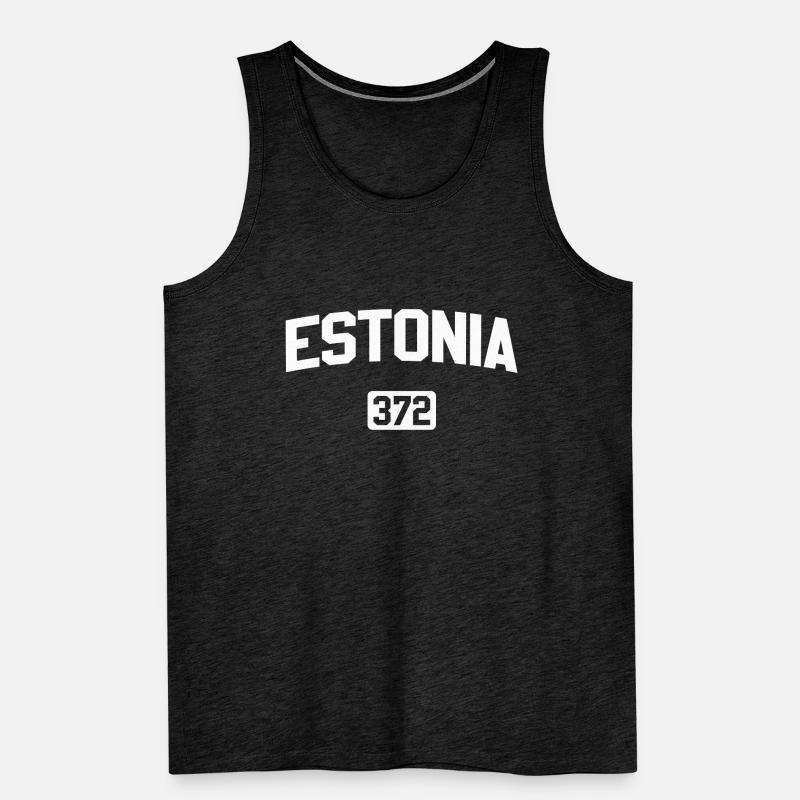 Estonia Postcode Men's Premium Organic Tank Top