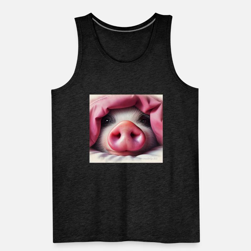 J’avais du cochon .... J’adore les cochons Débardeur bio Premium Homme