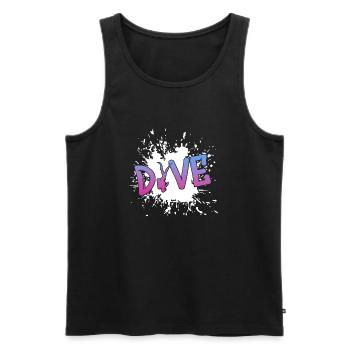tauchen, Taucher, Diving, dive - Männer Premium Bio Tank Top - Schwarz - Vorne - Michal (187cm)