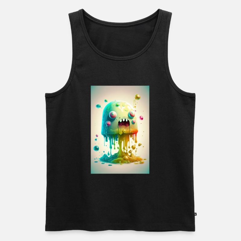 Zombie Die Eiskönigin - Männer Premium Bio Tank Top - Schwarz
