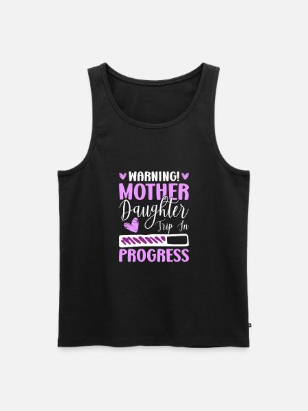 Funny Mother Daughter Matching Family Trip - Men's Premium Organic Tank Top - black