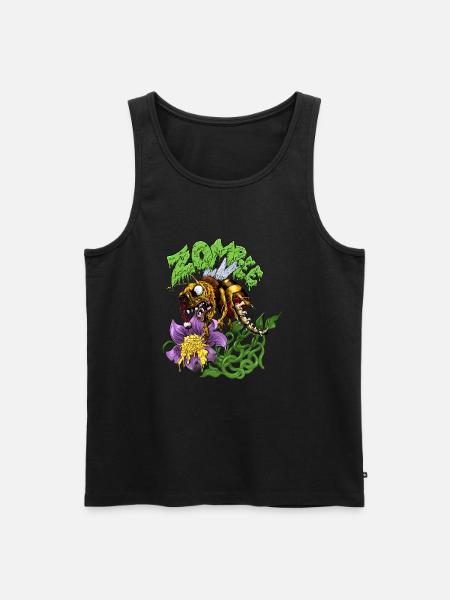 Zombee - Men's Premium Organic Tank Top - black