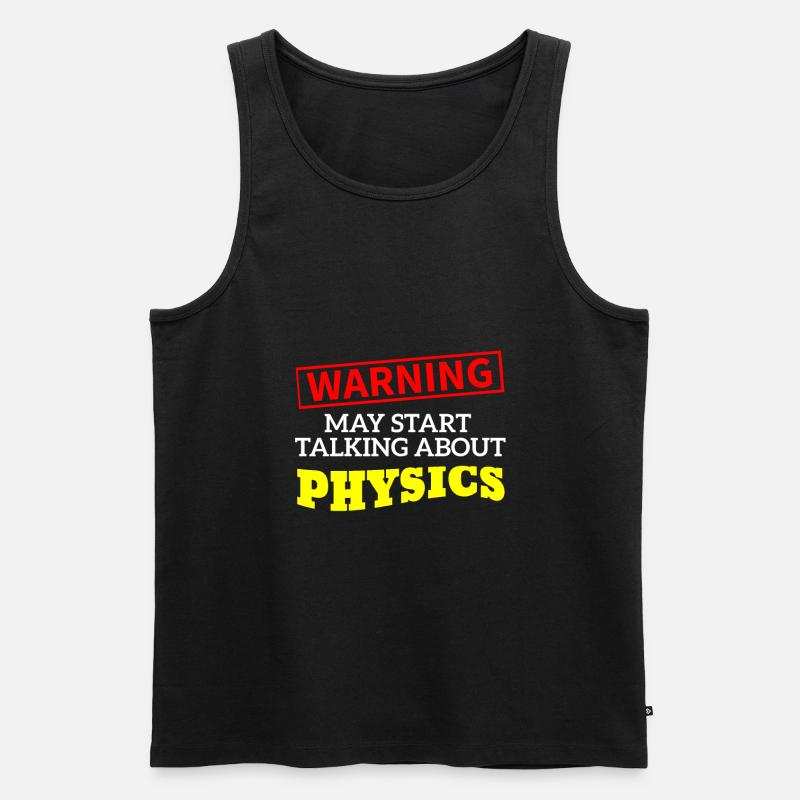 Physik Physiker - Männer Premium Bio Tank Top - Schwarz
