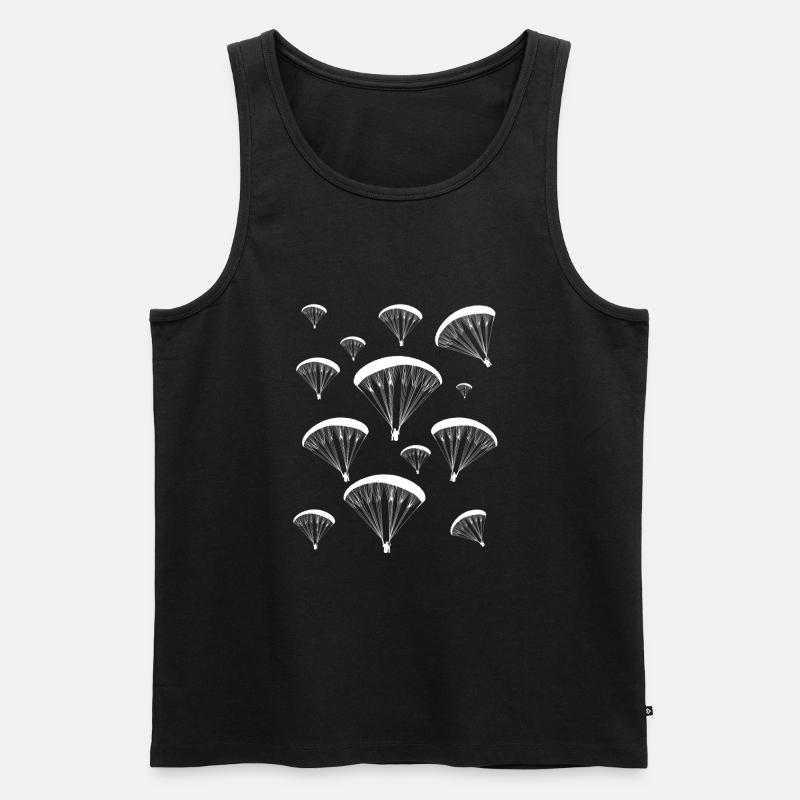 Paragliding Extremsport - Männer Premium Bio Tank Top - Schwarz