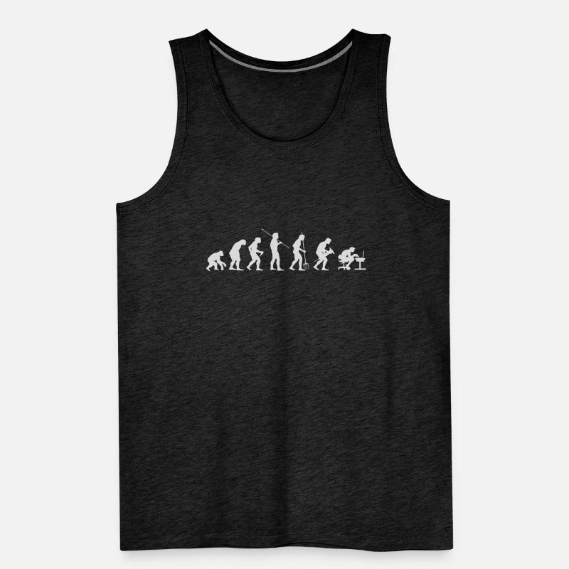 Informatiker Evolution Männer Premium Bio Tank Top