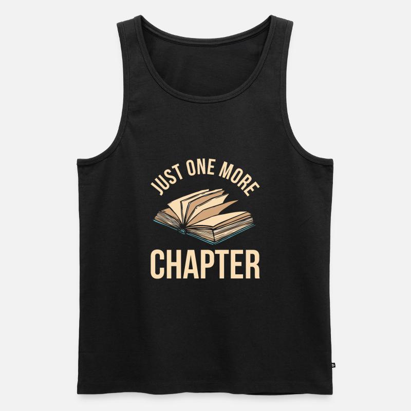 Buch Kapitel - Männer Premium Bio Tank Top - Schwarz