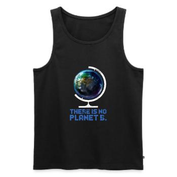 Earth Day environment - Men's Premium Organic Tank Top - black - Front - Michal (187cm)