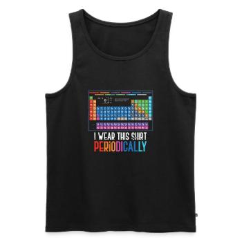 Chemistry scientist - Men's Premium Organic Tank Top - black - Front - AI Model Male 178 light (178cm)