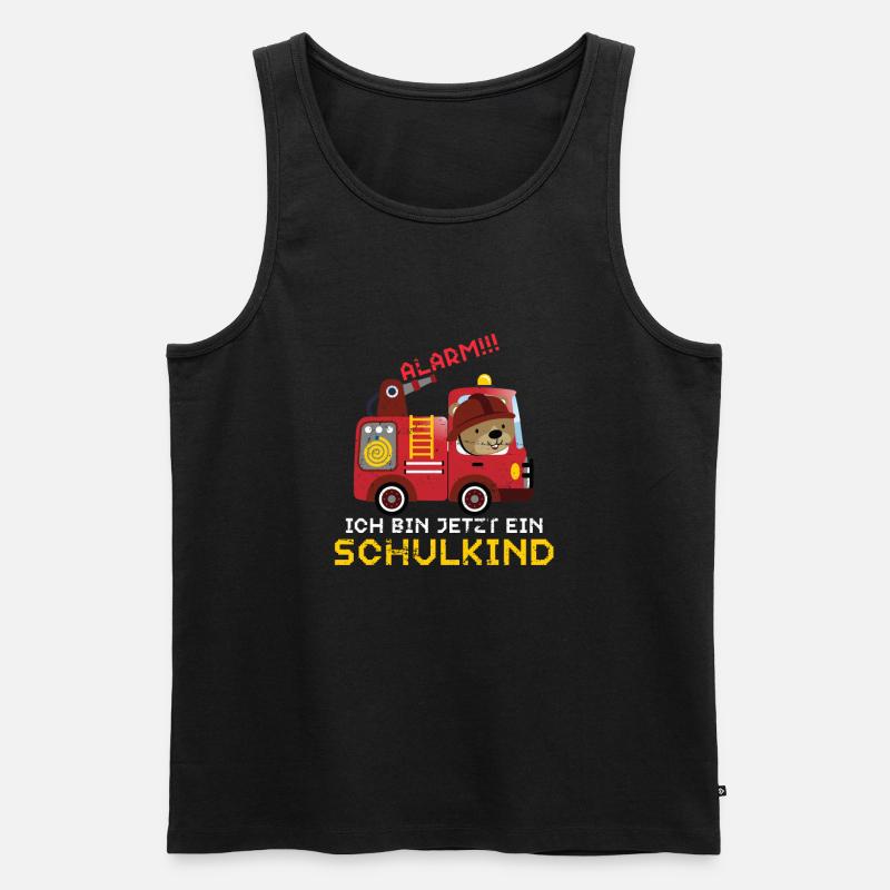 Schulanfang Erstklässler - Männer Premium Bio Tank Top - Schwarz