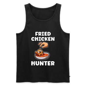 Fried Chicken Chicken Wings Chicken Gift - Men's Premium Organic Tank Top - black - Front - Michal (187cm)