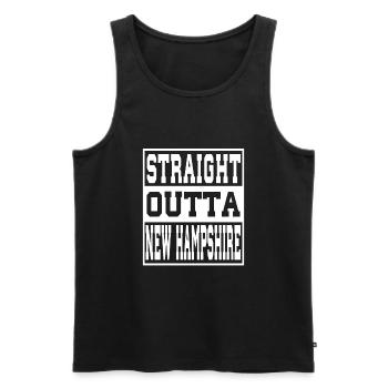 New hampshire Spruch Lustig New hampshire Geschenk - Männer Premium Bio Tank Top - Schwarz - Vorne - AI Model Male 178 light (178cm)