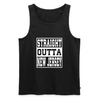 New Jersey Saying Funny New Jersey Gift - Men's Premium Organic Tank Top - black - Front - AI Model Male 178 light (178cm)